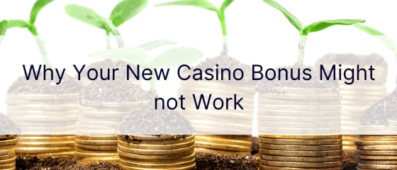 Why Your New Casino Bonus Might not Work